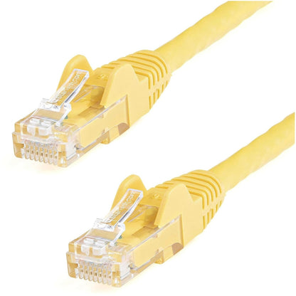 StarTech Cable Ethernet Cat6 Snagless RJ45 - Amarillo - 15 ft - 4.6m - 1 paquete