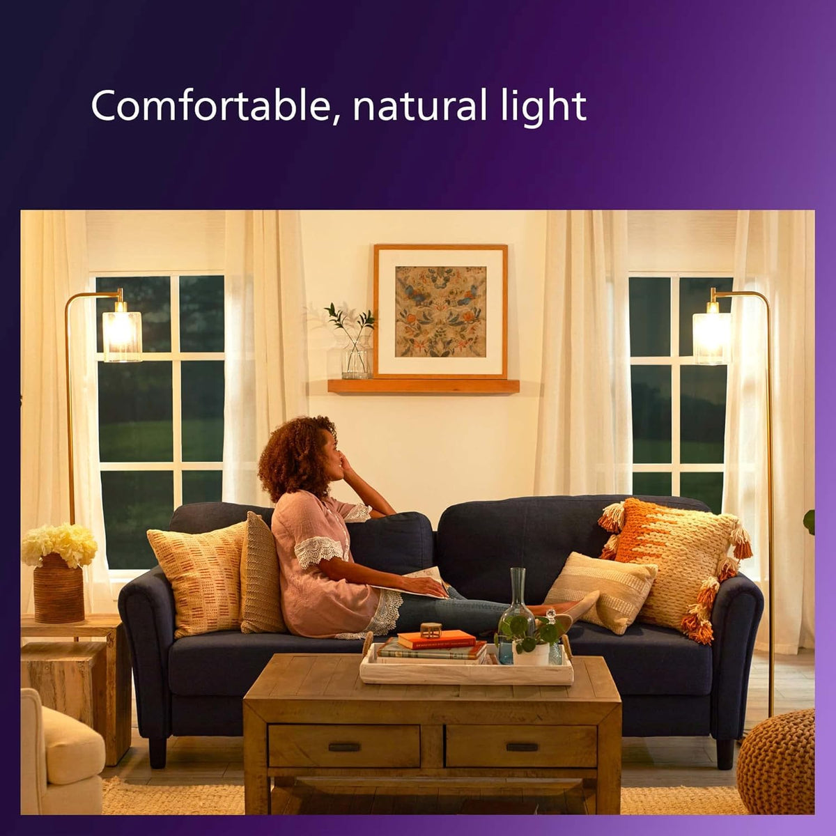3 Focos Philips LED Vela BA11 6.6W Luz Cálida