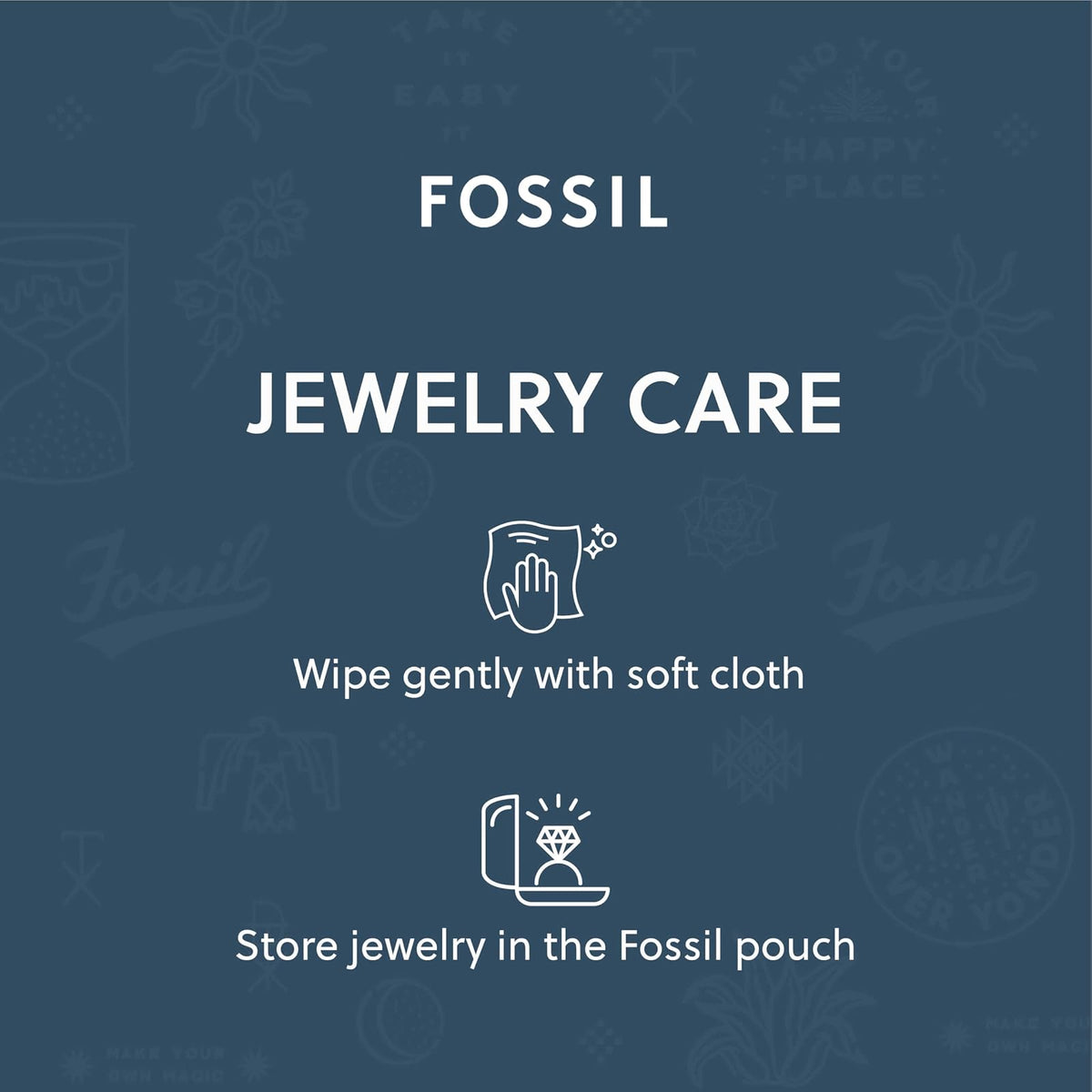 Fossil - Pendientes de plata de ley para mujer