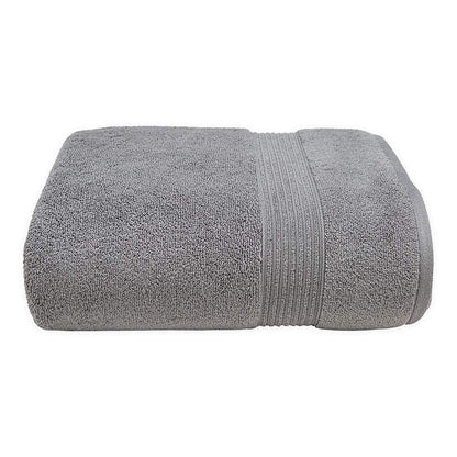 Nautica, Toalla Medio Baño 100% Algodón, Color Gris, Montford.