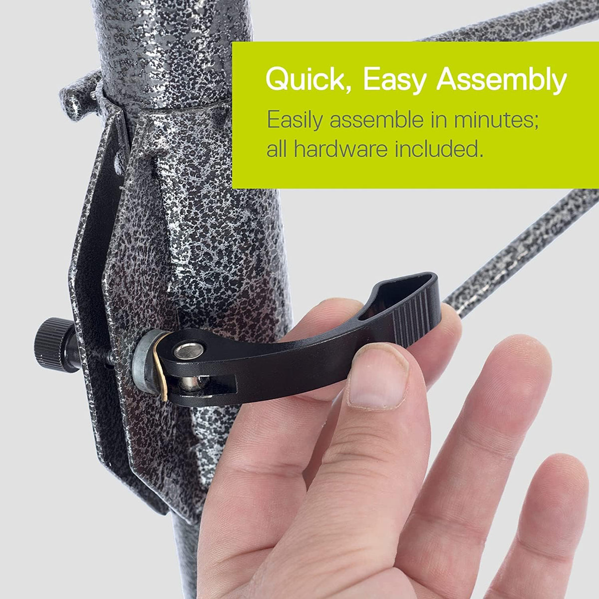 Delta Cycle - Estante vertical para 2 de alta resistencia, soporte vertical no empotrado para de hasta 150 libras, soporte ajustable sin herramientas para eléctricas,