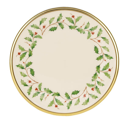 Lenox Holiday Piezas de Vajilla Navideña de Porcelana - Plato de mantequilla