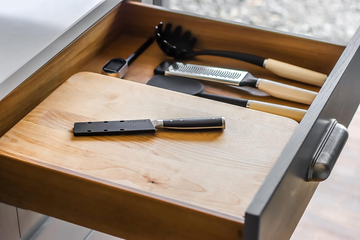 KitchenAid Gourmet Cuchillo de Cocina de Uso General, 11 cm, Acero Japonés de Alto Carbono
