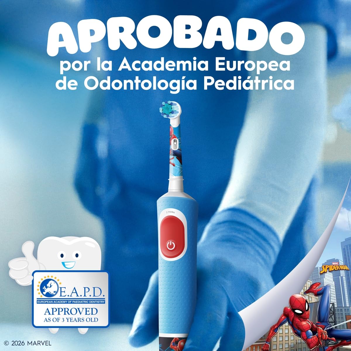Oral-B Spiderman Cepillo de Dientes Eléctrico para Niños (+3)