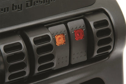 Daystar, Jeep TJ Wrangler y XJ Cherokee Panel de interruptor de ventilación de aire, interruptores basculantes se venden por separado, se adapta a Jeep TJ de 1997 a 2006 y Jeep XJ Cherokee de 1997 a 2001, 2/4WD, KJ71032, fabricado en Estados Unidos, negro