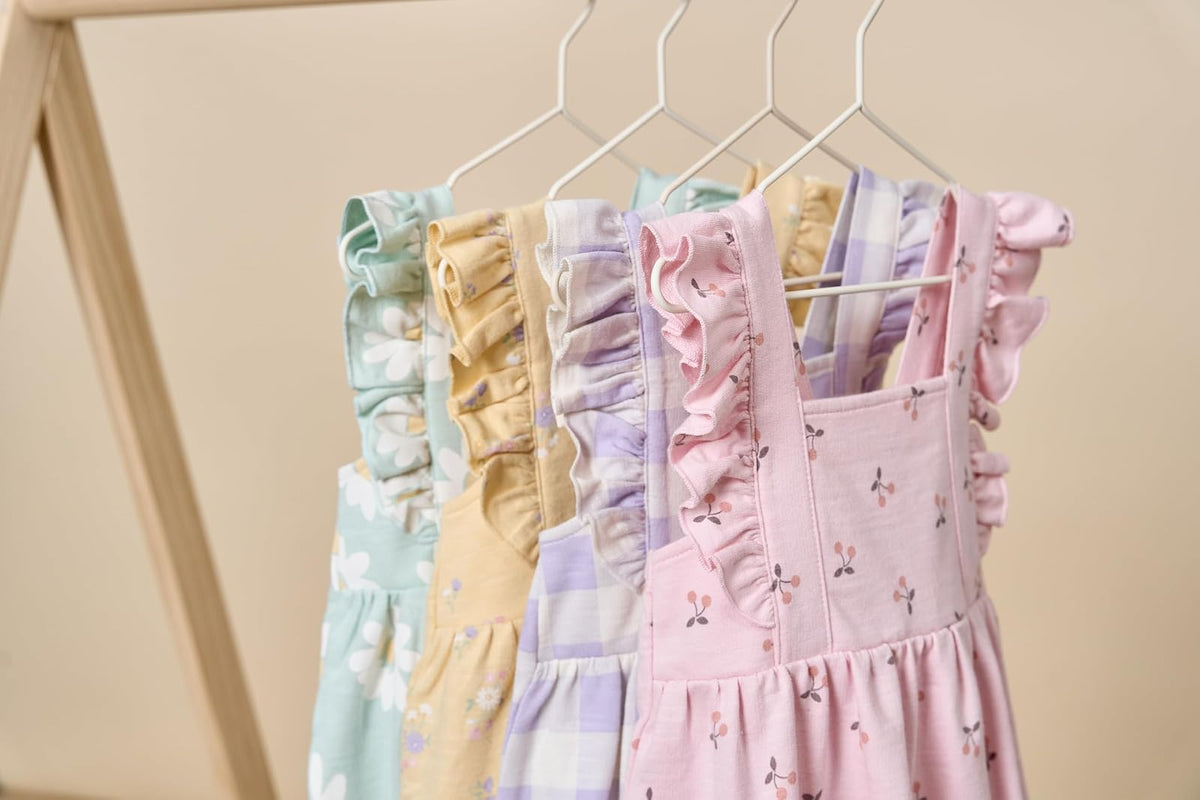 Modern Moments by Gerber Baby Girls' Sleeveless French Terry Romper Mameluco Bebé-Niñas