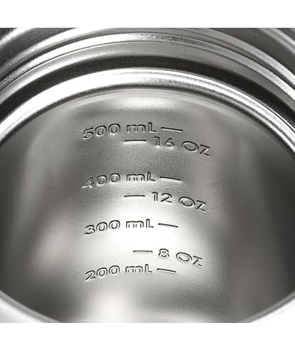 STANLEY Vitalize - Botella coctelera, 567 g, color negro | Botella coctelera a prueba de fugas | Caño de flujo rápido | Colador extraíble | Mango de fácil agarre | Contenedor base |