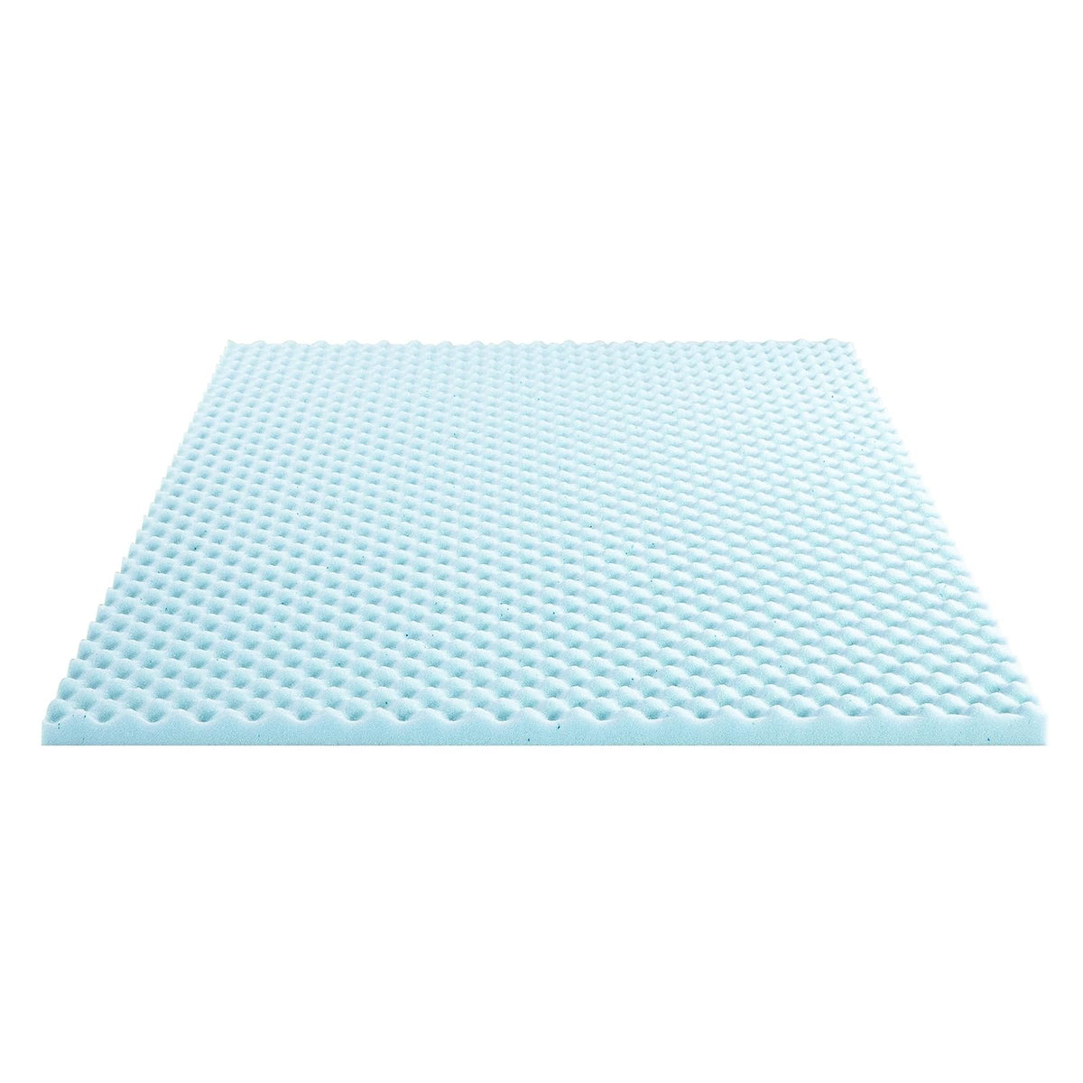 Best Price - Colchón de Espuma viscoelástica de 2 Pulgadas, infusión de Gel refrescante, cubrecolchón Individual, Esencial para recámara, Color Azul