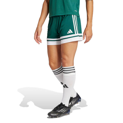 adidas Squadra 25 Shorts Deportivos de Fútbol para Mujer - XL - Team Dark Green - White