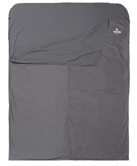 TETON Sports Forro de saco de dormir; un juego de sábanas limpio en cualquier lugar que vayas; perfecto para viajes, campamento y cualquier momento que estés lejos de casa durante la noche; lavable a máquina; juego de sábanas de viaje para tu saco de dorm