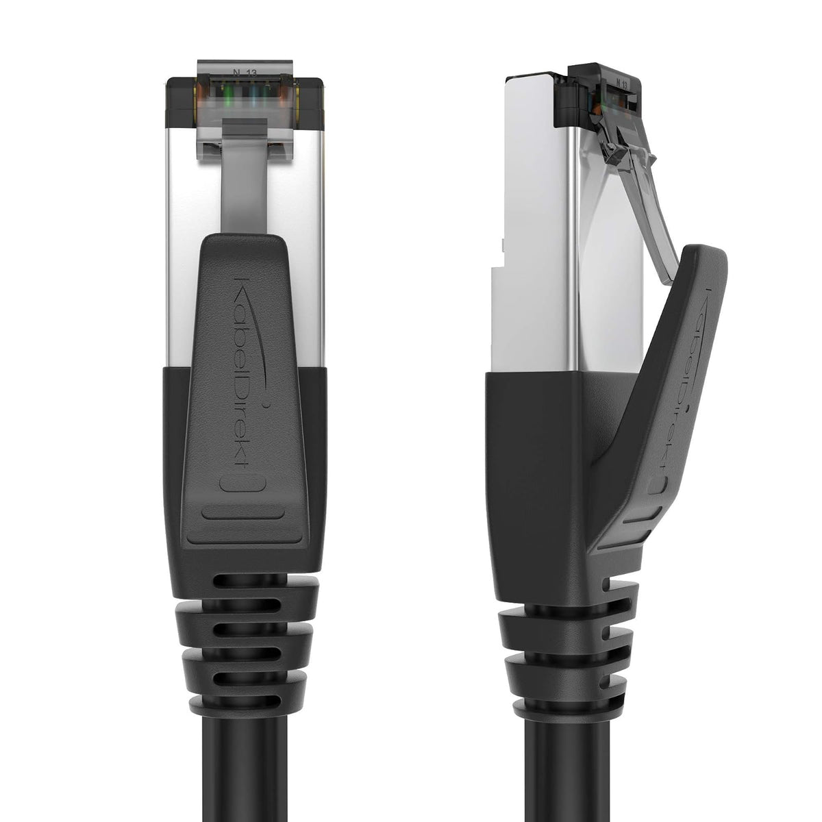 KabelDirekt – Cable Ethernet CAT8 40Gbit/s – 6ft/2m | CAT8.1, para Gaming/PS5/Xbox/Switch, RJ45, negro