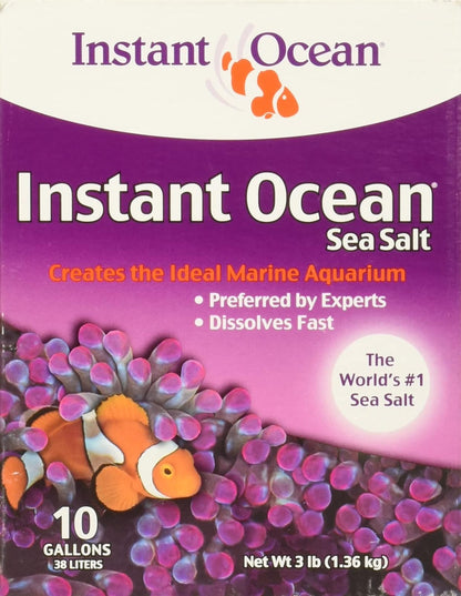 Instant Ocean Sal Marina para Acuarios - 10-Gallon