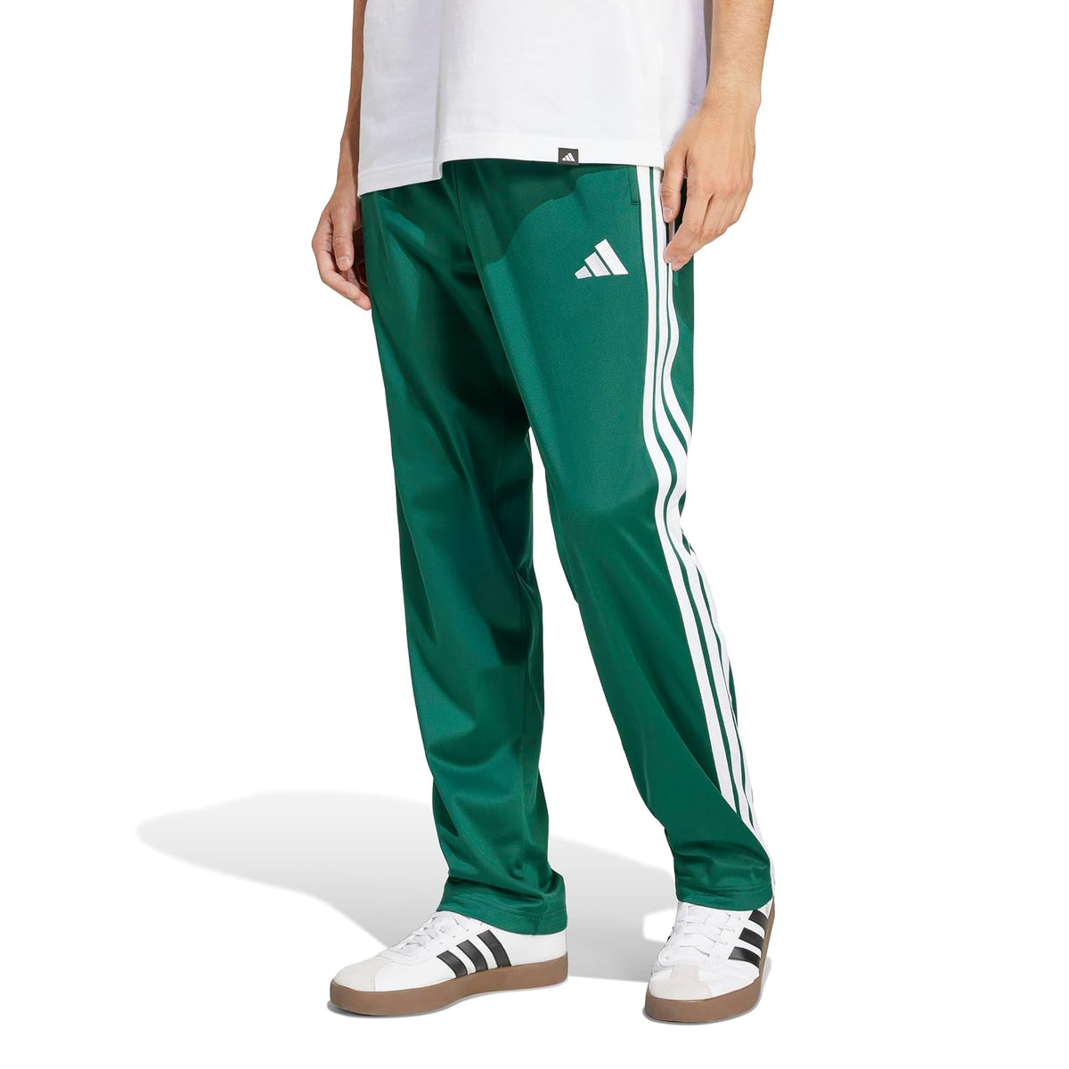 adidas 3-Stripes Tricot Opem Hem Track Pants Pantalones deportivosHombre - CH - verde (Collegiate Green)