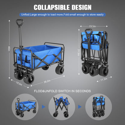 EVLIQUIL Flodable Beach Wagons