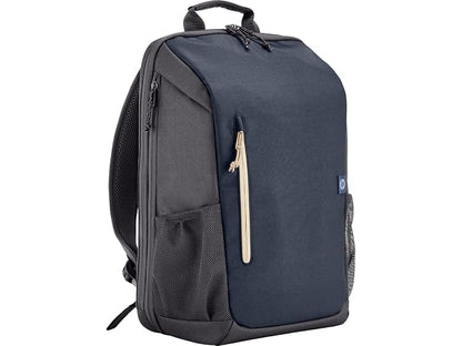 HP Mochila para Laptop 15.6", 18L, Impermeable, Ultraligera, Ergonómica, Expandible, Azul (6B8U7AA)