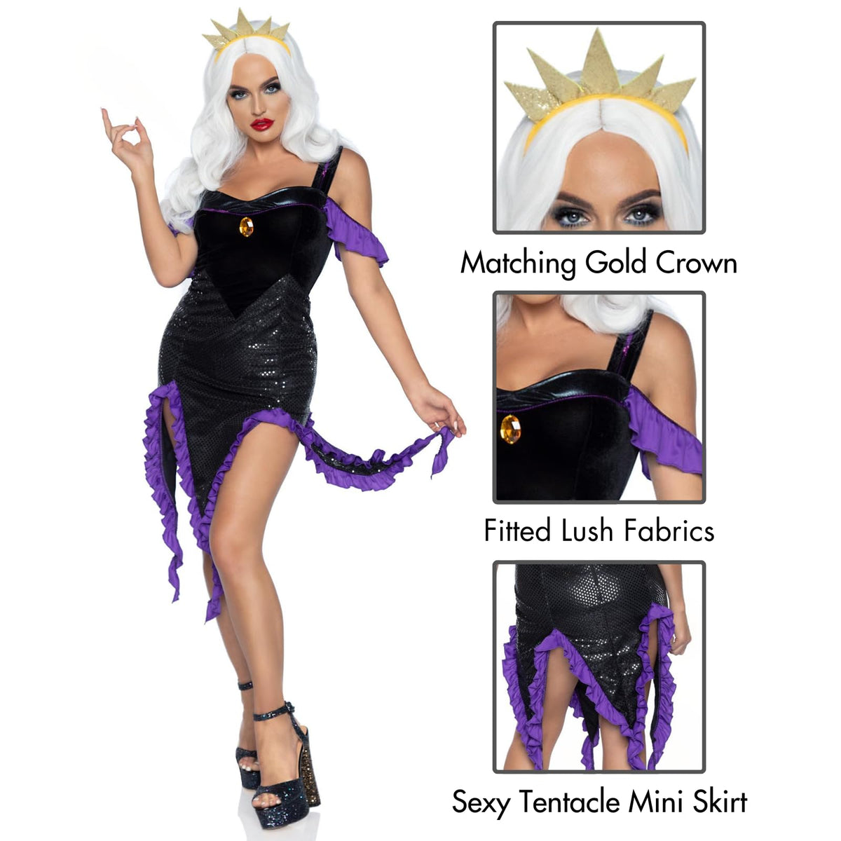 Leg Avenue Women's Sultry Sea Witch Halloween Costume