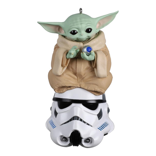 Hallmark - Adornos de Navidad de Star Wars: The Mandalorian The Child