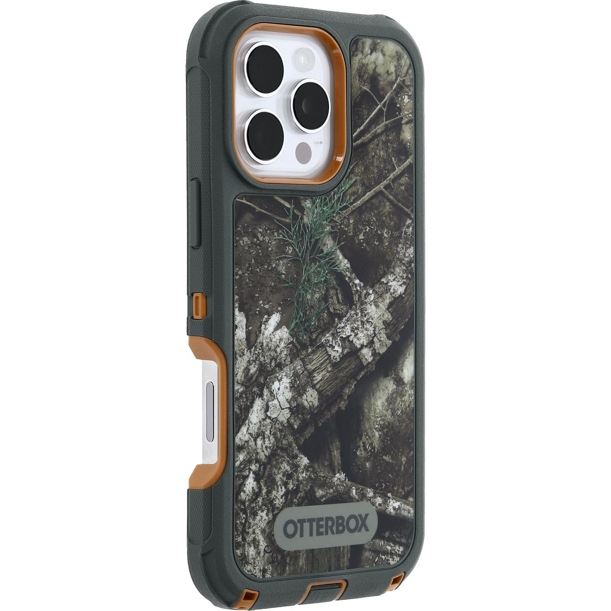 OtterBox - Funda para iPhone 16 Pro MAX Defender Series - Realtree APX | Funda para iPhone resistente, resistente y duradera, a presión en MagSafe, de revestimiento múltiple, absorción de impactos