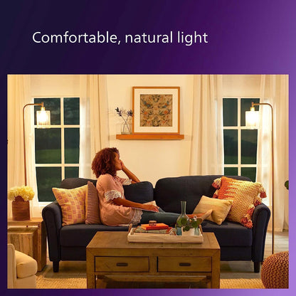 Philips LED 60 W A19 Ultra Definition 5000K | Paquete de 8, 800 lúmenes, regulables, sin parpadeo, esmerilado