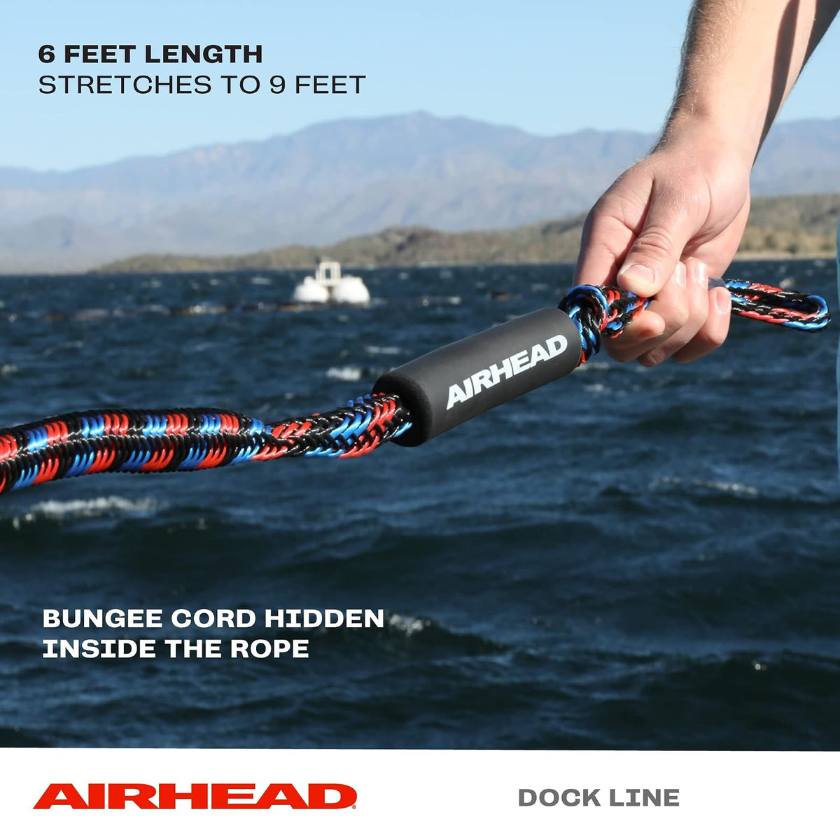 Kwik Tek Airhead - Cuerda elástica para Muelle (1,8 m)