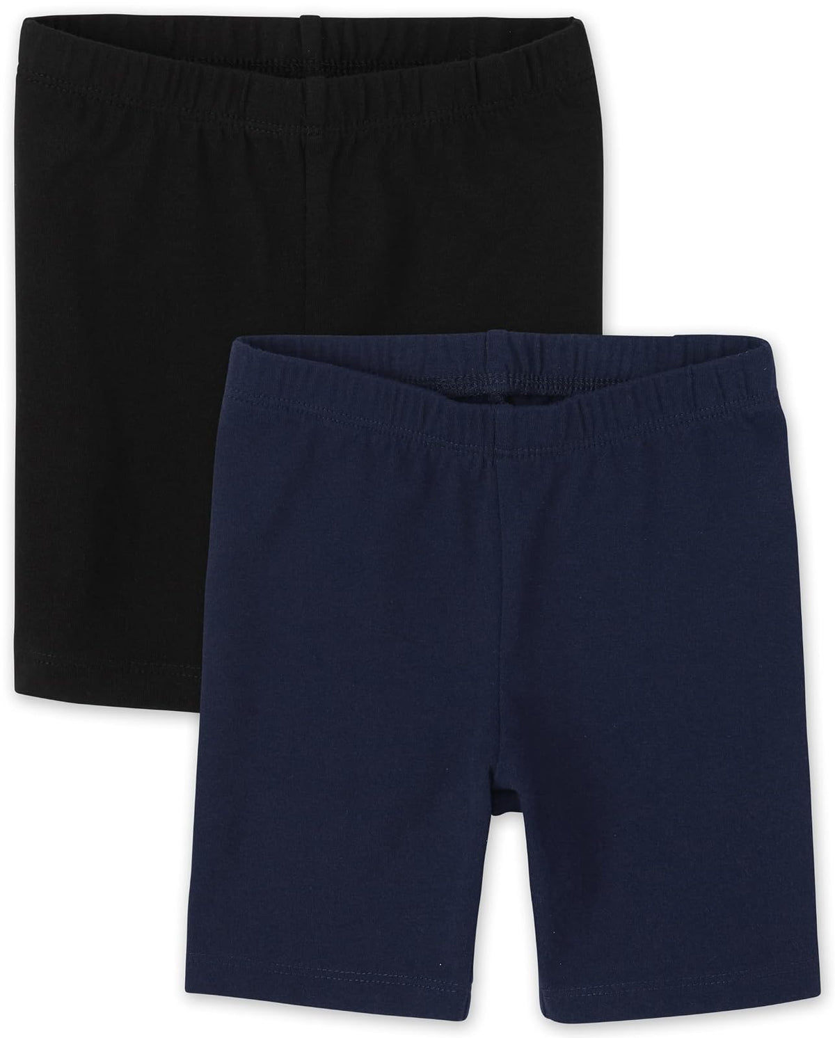 The Children's Place Pantalones Cortos de Ciclismo para Niña - Paquete de 2 - Negro - Tidal 2 Pack - 3 Años
