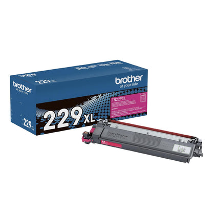 Brother TN229 Cartucho de Tóner, Colores y Rendimientos Variados - Tóner - High-Yield - Magenta