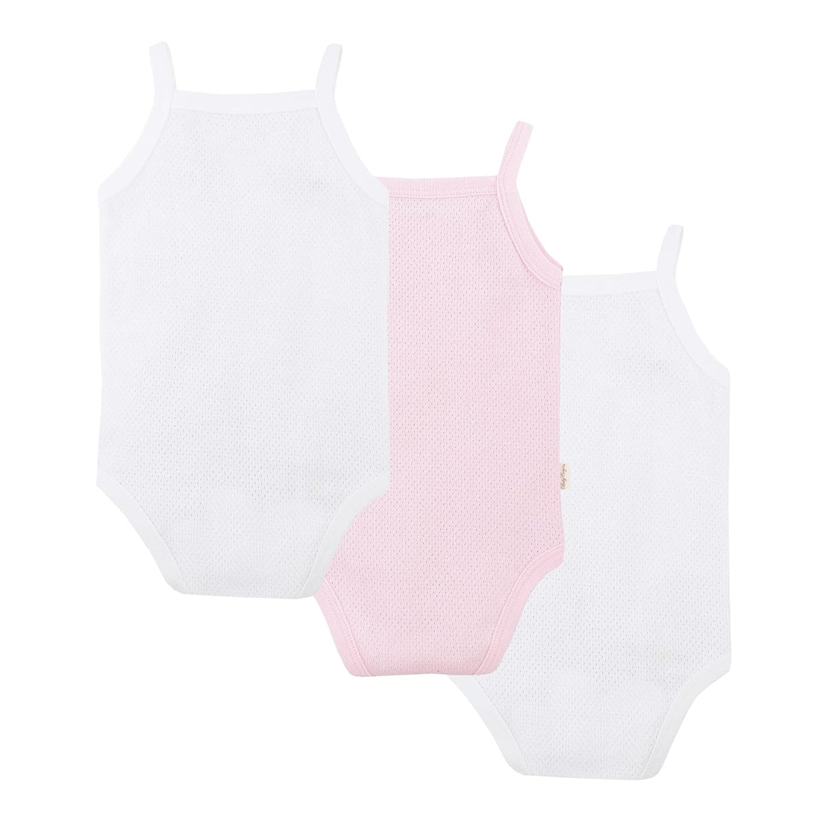 Baby Creysi Body Con Tirantes para Bebé Niña Pack de 3 Algodón Hipoalergénico