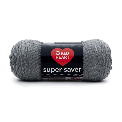 Red Heart Estambre Acrílico Peso Medio Categoría 4 - Grey Heather - Sólido