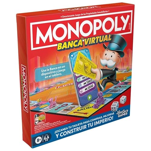Hasbro Gaming Monopoly Banca Virtual Juego de Mesa a Partir de 8 Años