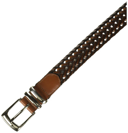 Perry Ellis Cinturón trenzado portafolio Cinturón para Hombre