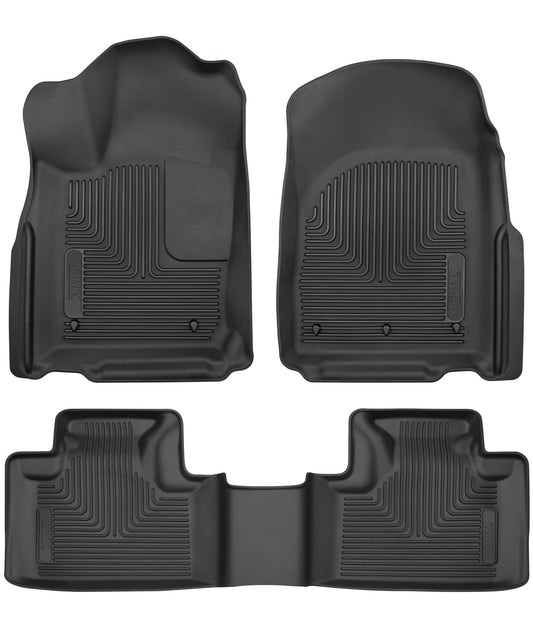Husky Liners Front & 2nd Seat Floor Liners Fits 16-17 Durango/ Grand Cherokee