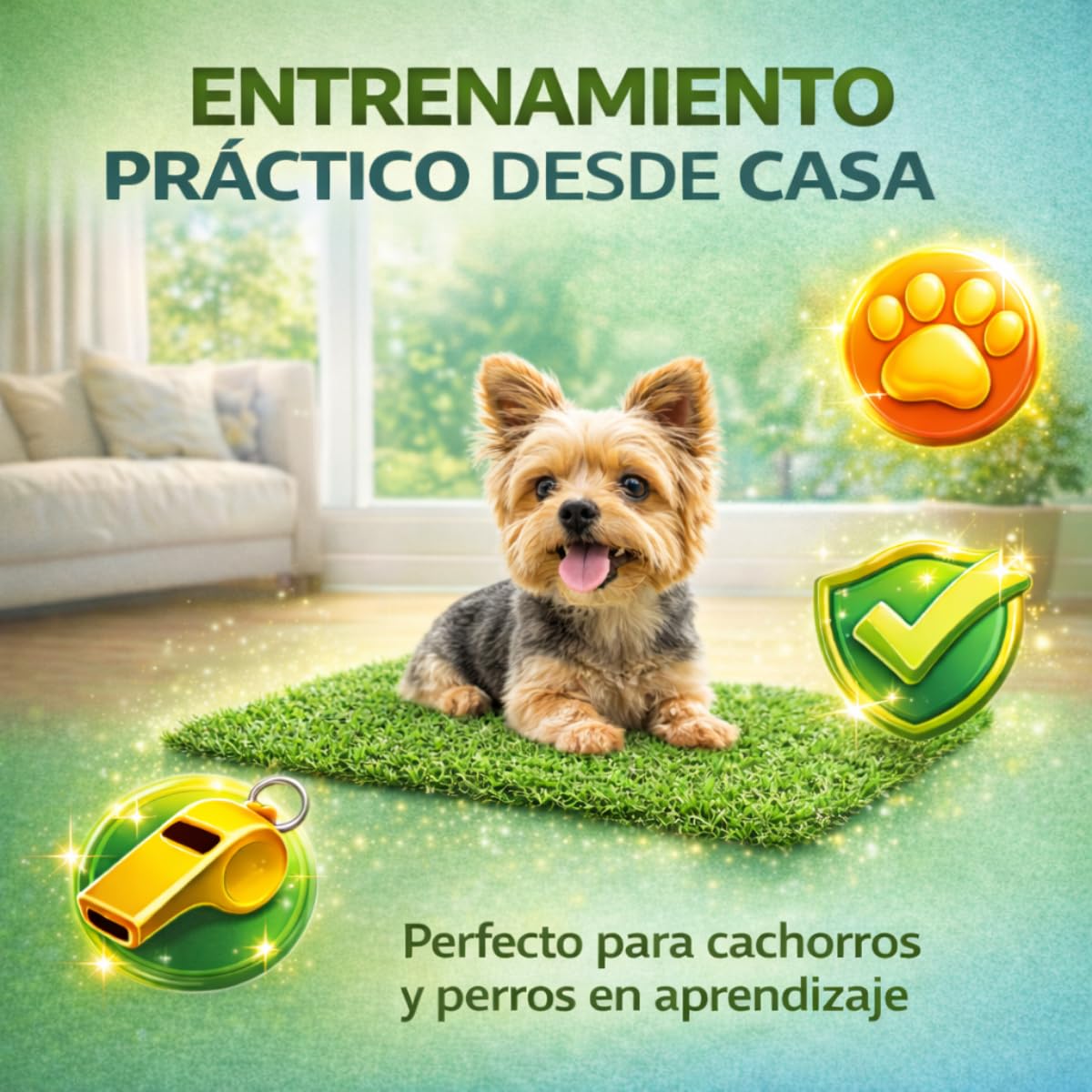 Fancy Pets Repuesto de Pasto para Doggie Grass XCH, Tapete Antimicrobiano para Perros, Fácil Limpieza y Resistente
