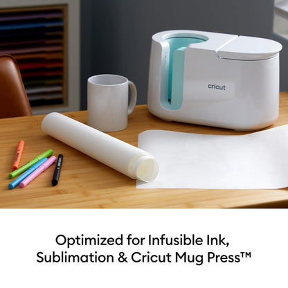 Cricut Taza apilable de cerámica en blanco, 10 onzas, 300 ml (6 unidades) – Taza personalizada – Funciona con hojas de transferencia de tinta infusible Ink, bolígrafos, marcadores y sublimación