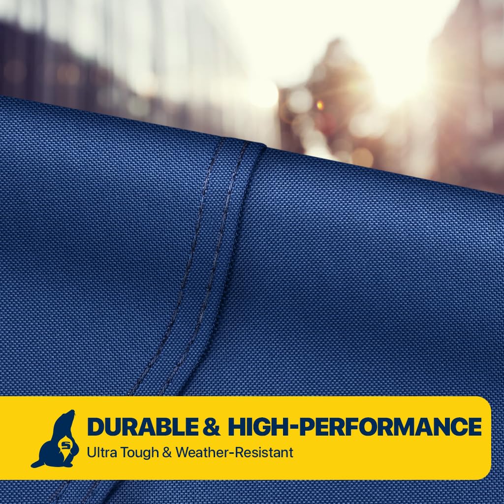 Seal Skin Covers Funda para Barco con Consola Central, Impermeable, Protección para Todo Clima, Cubierta de Grado Marino para Barcos de 21'-22' de Largo y hasta 106" de Ancho con Correa y Hebilla