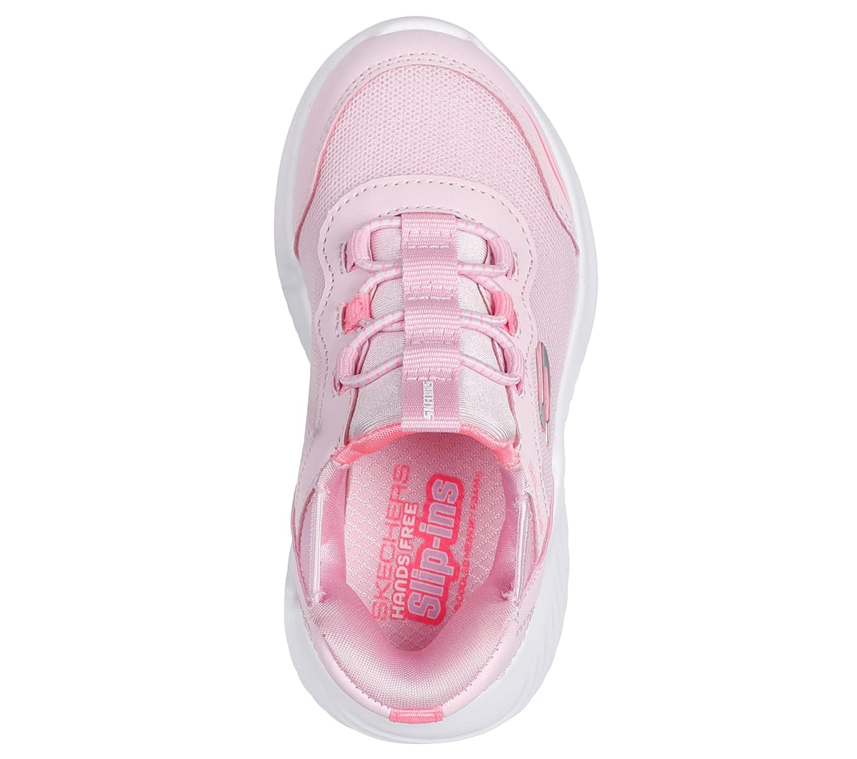 Skechers Bounder Simple - Zapatos Lindos para niñas | Casual, sin cordones, espuma viscoelástica refrigerada por aire, lavable a máquina