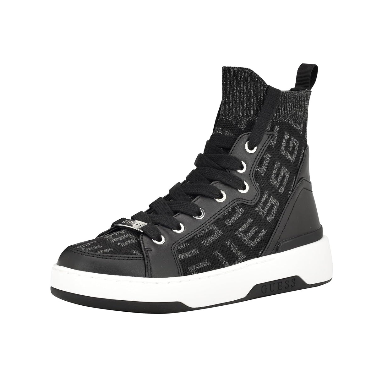 Guess Tenis Altos para Mujer - 25.0 cm - Negro 001
