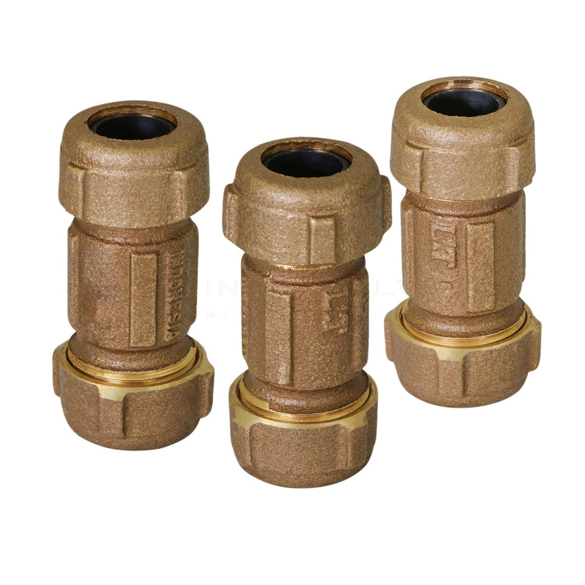 Midline Valve RSC2256 - Acoplamiento de compresión, con tuerca de embalaje, latón de 3/4 pulgadas Diámetro x 7,6 cm. Longitud