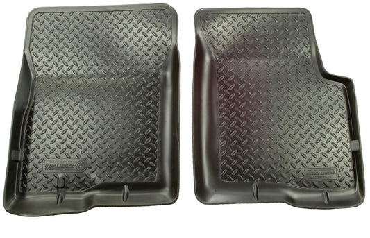 Husky Liners - Alfombrillas de Estilo clásico | Se Adapta a Toyota Tacoma 1995-2004 y Cabina de Acceso Solo | Fila Delantera, 2 Unidades, Color Negro - 35111