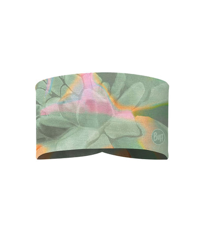 BUFF CoolNet - Diadema de elipse UV, protección solar UPF 50, transpirable, envoltura de cabello refrescante, versátil, de secado rápido, verde Esmerald Seagrove, talla adulta