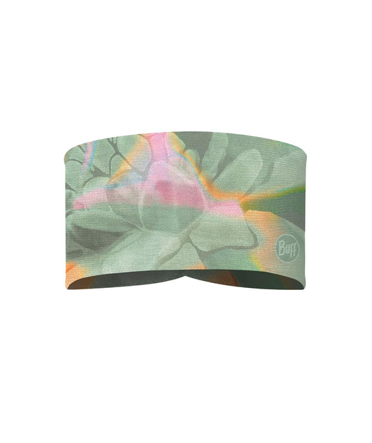 BUFF CoolNet - Diadema de elipse UV, protección solar UPF 50, transpirable, envoltura de cabello refrescante, versátil, de secado rápido, verde Esmerald Seagrove, talla adulta