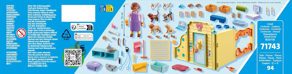 Playmobil Set de Juego Guardería de Cachorros