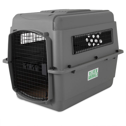 Petmate Sky - Caseta, Gris, 32" L X 22.5" W X 24"H