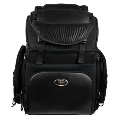 Shaf International SH689 Black Large 1200D Nylon Sissy Bar Bag