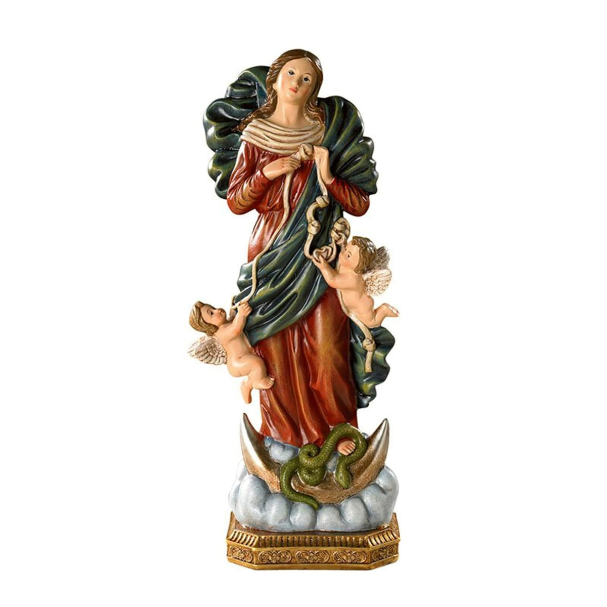 Avalon Gallery Figura Religiosa San Francisco, Colección Toscana - 12" H - Mary Untier Knots