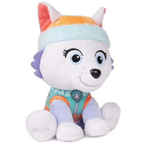 GUND Official Paw Patrol Everest en Uniforme de Rescate de Nieve, Juguete de Peluche para niños de 1 año en adelante, 6 Pulgadas (los Estilos Pueden Variar)