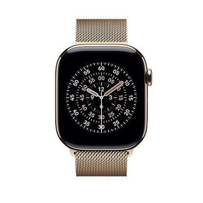 Apple Watch Band - Correa Estilo milanés - 46 mm - Color Oro - S/M