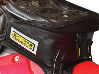 Nelson-Rigg Hurricane Bolsa de Tanque Impermeable para Motocicleta SE-3060, Negro y Gris