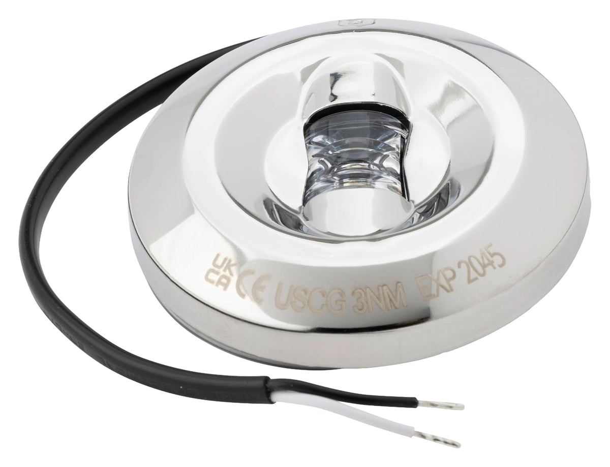 attwood 6556-7 - Luz LED redonda para barco náutico (3 millas náuticas