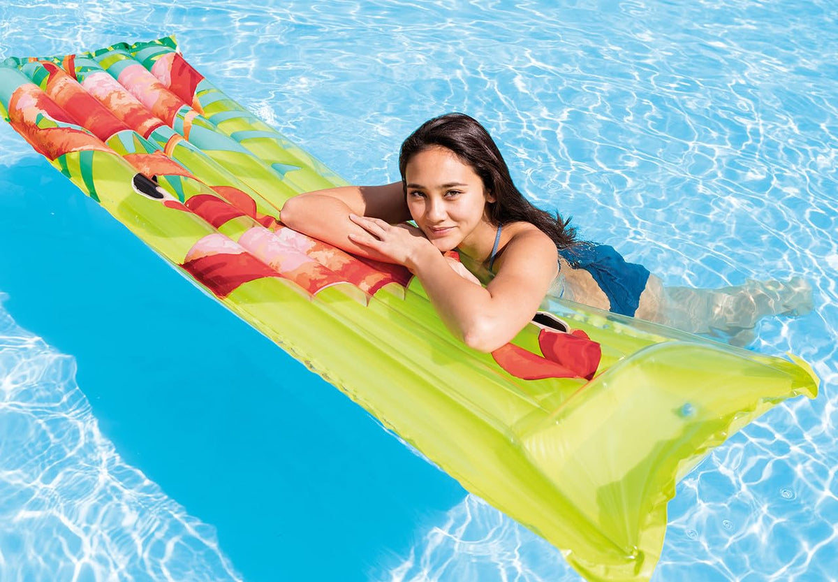 Intex Tapete Inflable de Moda, 72 x 27 Pulgadas, 1 Paquete (los Colores Pueden Variar)