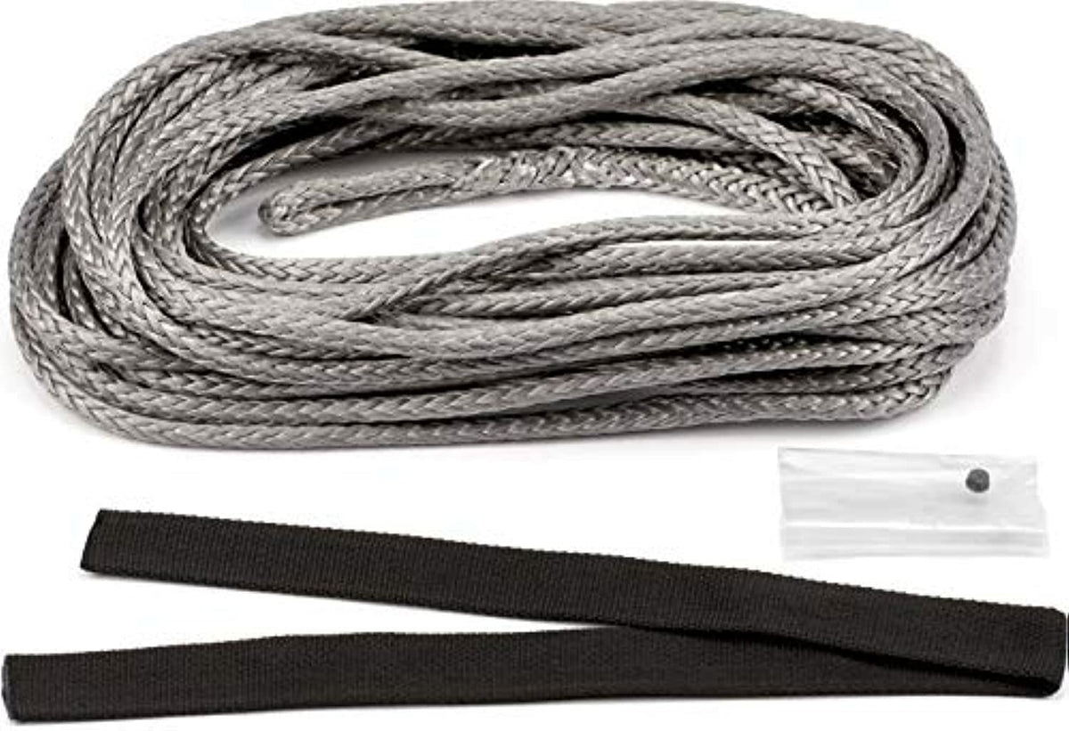 WARN 100975 - Kit de repuesto de cuerda sintética de cabrestante, compatible con: cabrestantes VRX y AXON - 1/4" x 50'